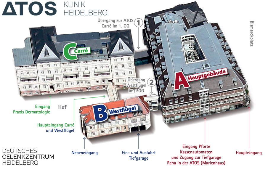 Lageplan ATOS Heidelberg